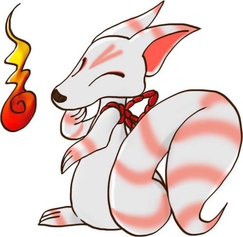 Kitsune-bi - lửa hồ ly. Kitsune-bi - lửa hồ ly.